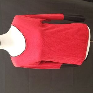 NY&Company Black and Red Zipper Sweater SZ XS